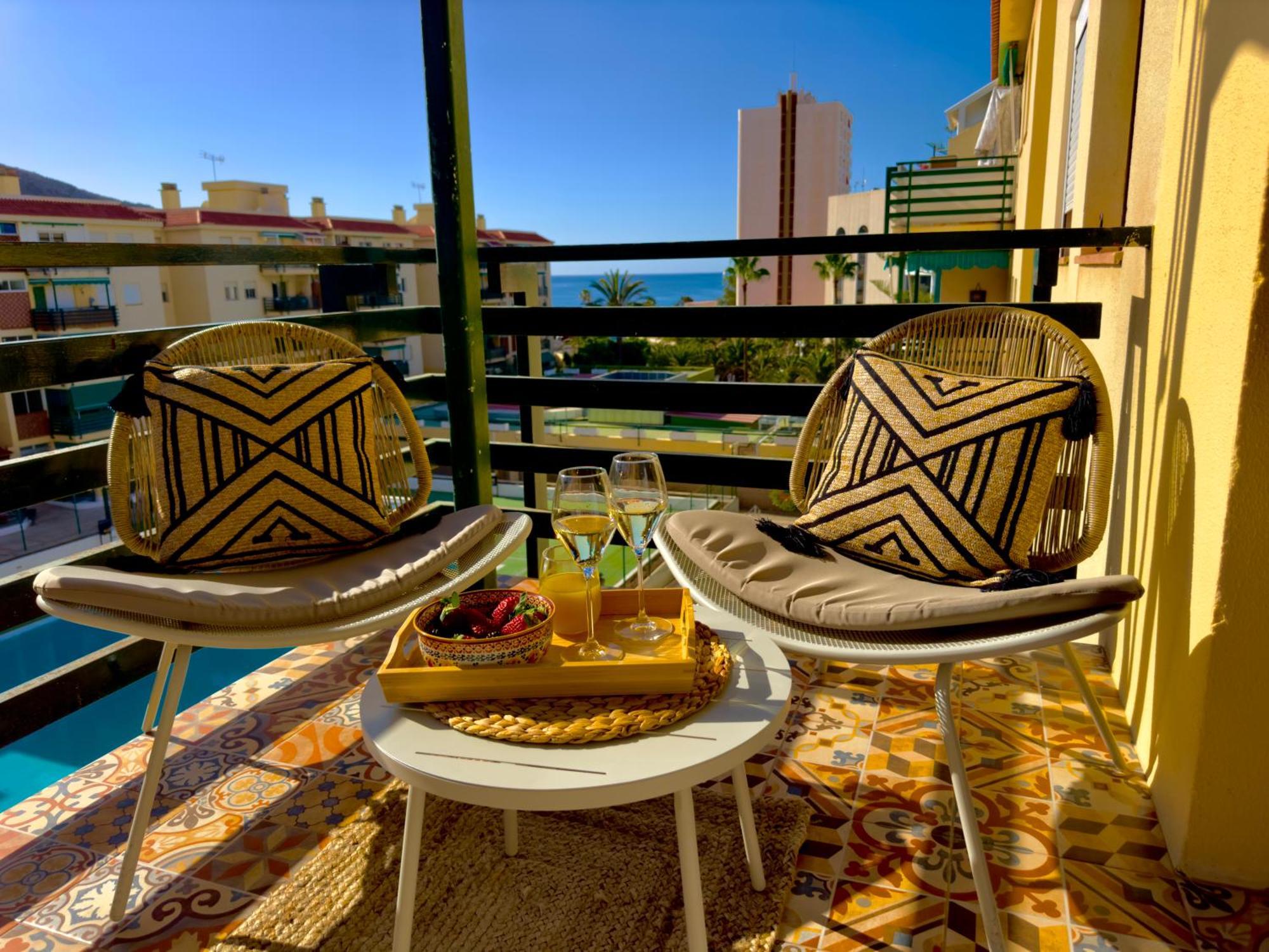 Amazing 3-Bedroom Apartment. Pool And Sea View! Los Cristianos  Kültér fotó